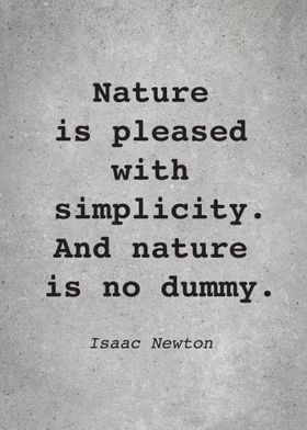 Isaac Newton Quote L029