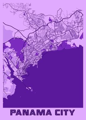 Panama City Lavender Map