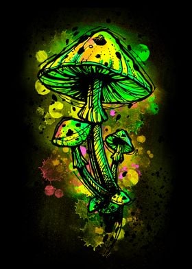 Surreal Magic Mushroom