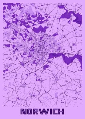 Norwich Lavender Map