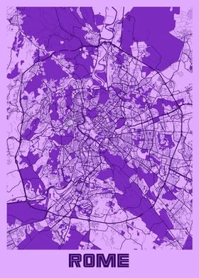 Rome Lavender Map