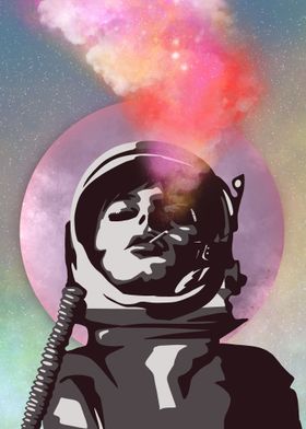 Smoking Astronaut 