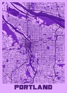 Portland Lavender Map