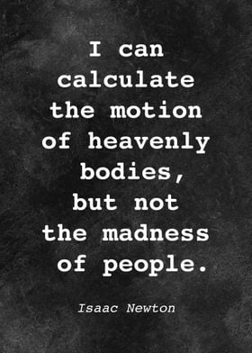 Isaac Newton Quote D009