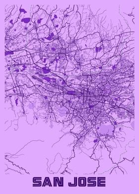 San Jose Lavender Map