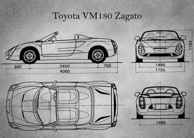 Toyota VM180 gray old 