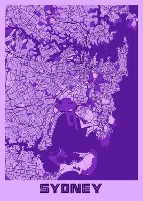 Sydney Lavender Map