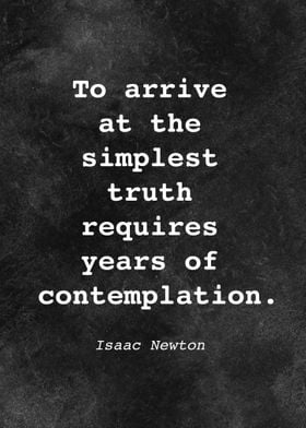 Isaac Newton Quote D020