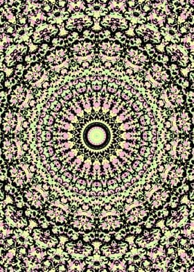 Vibrant Trippy Mandala