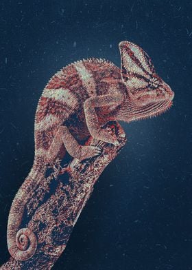 chameleon art