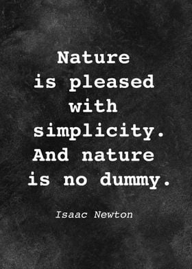 Isaac Newton Quote D029