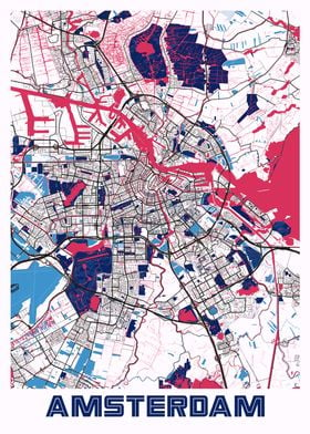 Amsterdam MilkTea Map