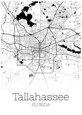 Tallahassee Florida map