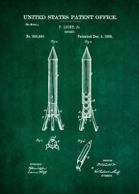 65 Rocket Patent 1888