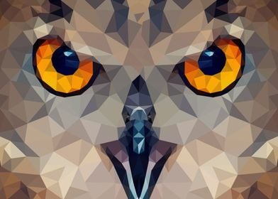 lowpoly owl