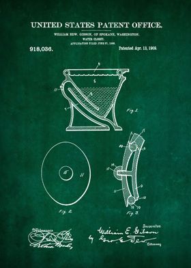 15 Water Closet Patent