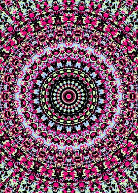 Psychedelic Vivid Mandala