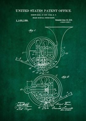 19 French Horn Patent