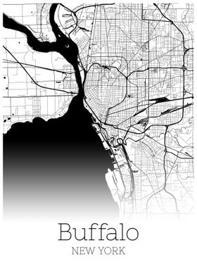 Buffalo New York map