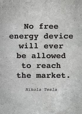 Nikola Tesla Quote L003