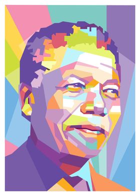 Nelson Mandela Pop Art