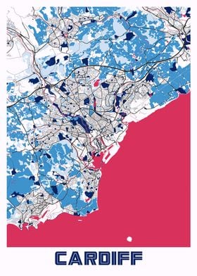 Cardiff MilkTea Map