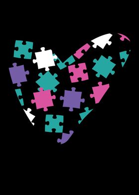 Jigsaw Puzzle Heart