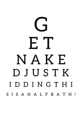 Eye Exam Bathroom Naked