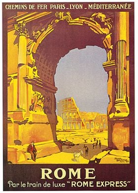 vintage travel poster 