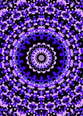 Groovy Coloruful Mandala