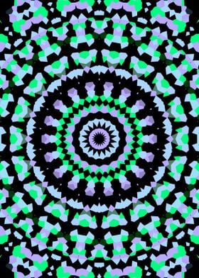 Vivid Colorful Mandala