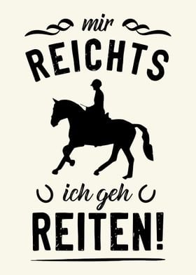 Netter reiten Spruch