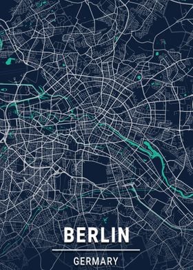 Berlin Germany Map Capital