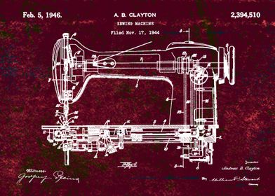 AB Clayton Sewing Machine