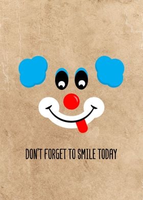 Clown Smiling Wall Decor