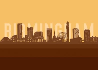 birmingham skyline retro2