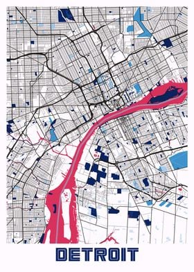 Detroit MilkTea Map