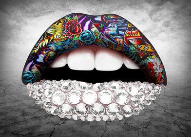 lips and  Diamonds