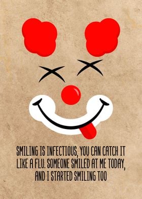 Clown Smiling Wall Decor