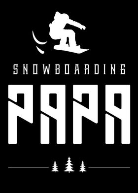 Snowboarding Papa