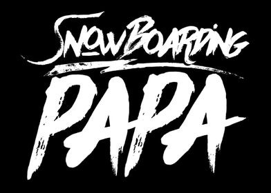 Snowboarding Papa