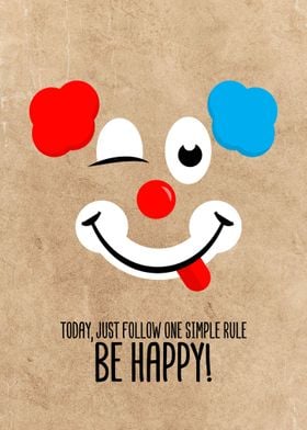 Clown Smiling Wall Decor