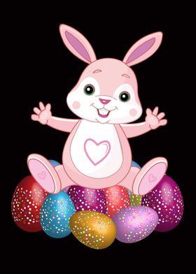 Dabbing Rabbit Easter Day