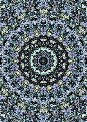 Groovy Colorful Mandala