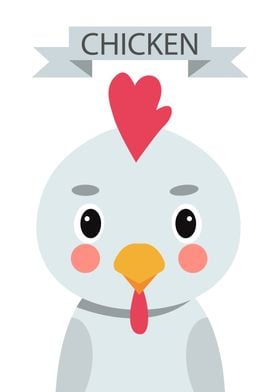 Cute Chicken Portrait 