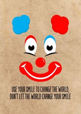 Clown Smiling Wall Decor