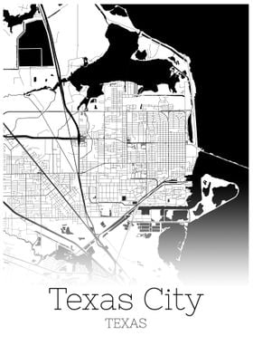 Texas City map