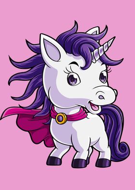 Unicorn super hero 