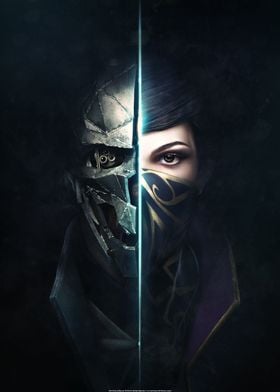 Artwork Female Thug Portrait 2, Dishonored 2, Arkane Studios