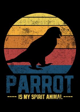 Parrot Birds Vintage